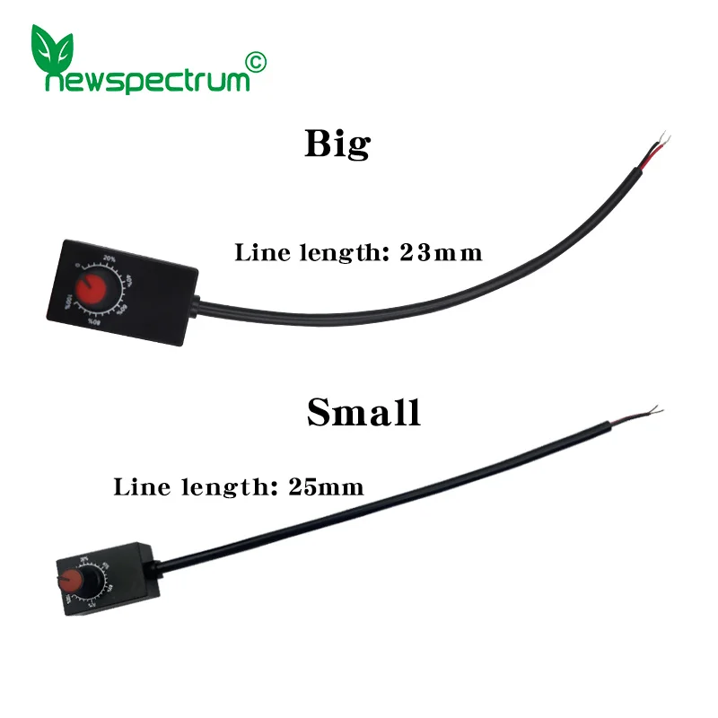 Mini potentiomètre électronique DC 0-10V 1-10V, variateur à bouton, échelle 0-100%, pour lampes de croissance LED à intensité variable, pilote