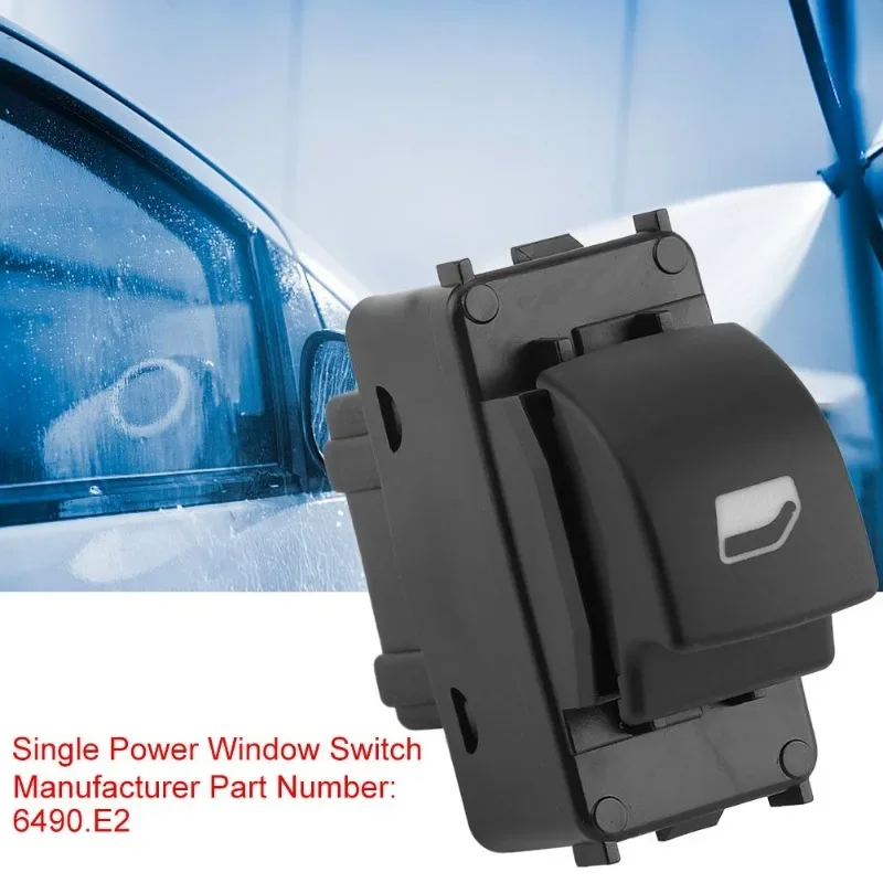 6490.E2 For Peugeot 207 SW Power Master Window Regulator Control Switch Button Van CC Partner Citroen C3 Picasso Berlingo 6490E2
