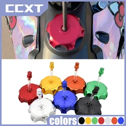 Universal 50mm CNC Aluminum Racing Gas Fuel Tank Cap With Vent Cap For Yamaha Kawasaki Honda KTM Suzuki Motorcycle Dirt Bike ATV