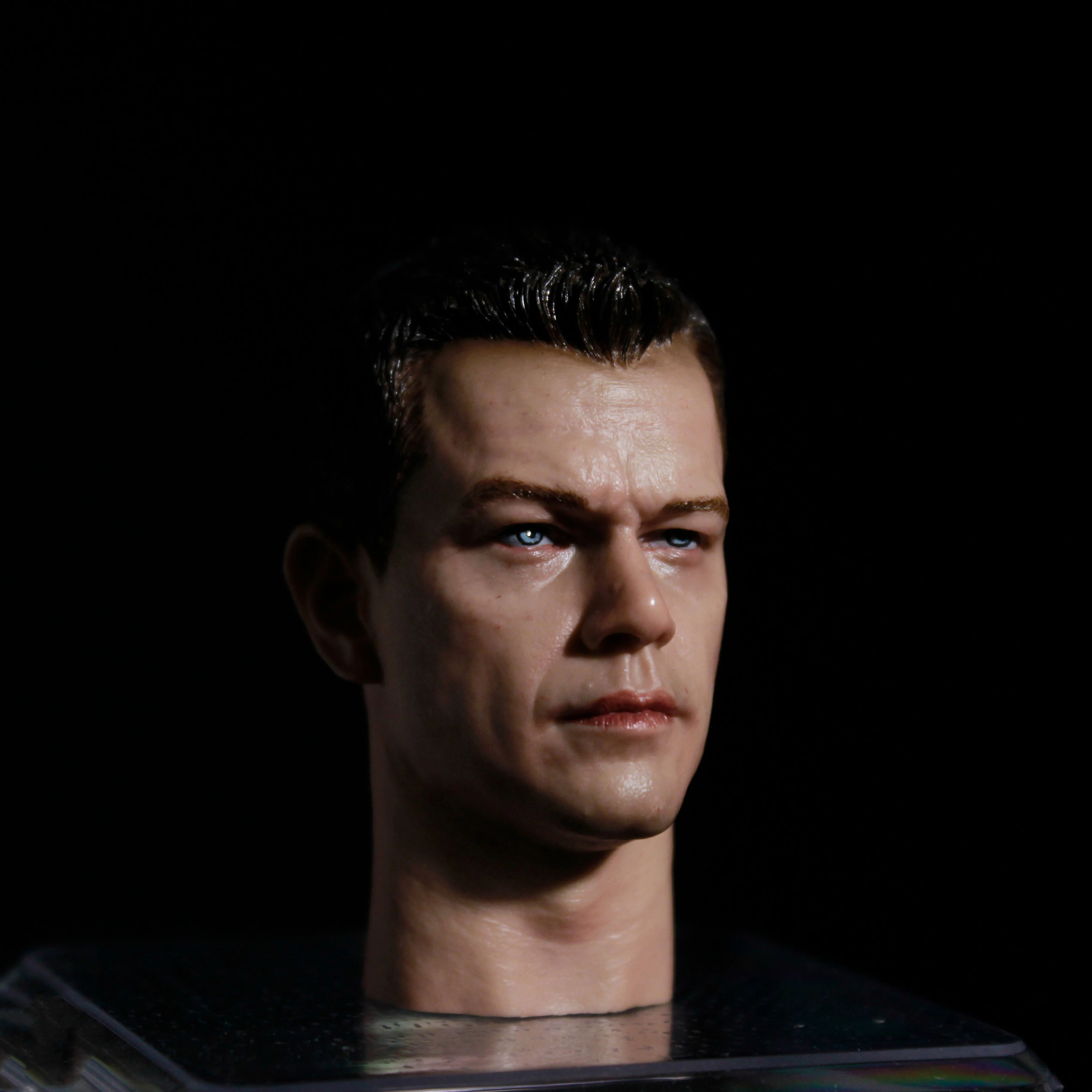 1/6 Scale Young Matt Damon Head Sculpt Suntan Skin Model Fit 12'' Man Hot Toys Action Figure