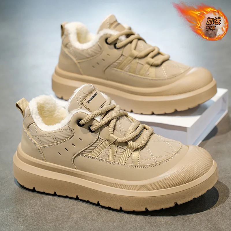 

Men's Winter Boots Thermal Waterproof | Non-Slip Snow Shoes | Plush Lined Sneakers | Outdoor Hiking Boots for Men