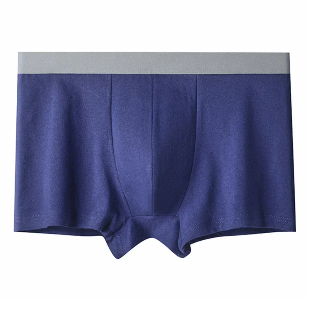 Sous-vêtements pour hommes Boxer slips coton grande taille ample Simple basique confortable Shorts U poche convexe caleçon masculin
