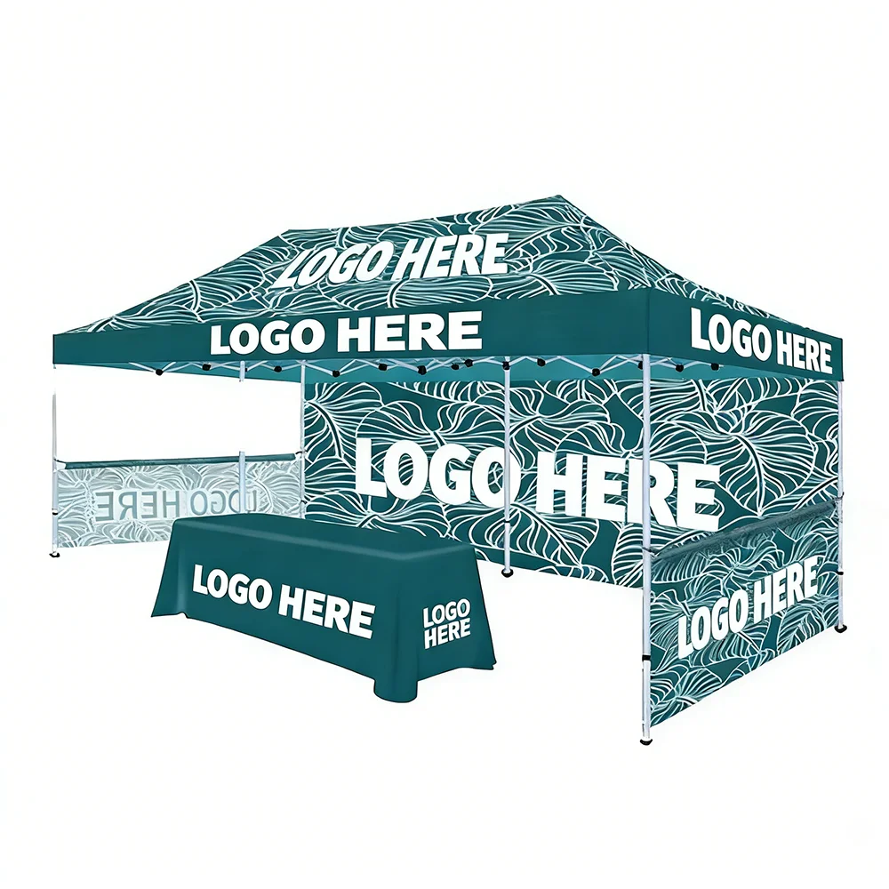 CustomizableInstant Setup Custom Printed Canopy Tent Exhibition Advertising Promotional Pop up Outdoor Tent Festival Market Stal