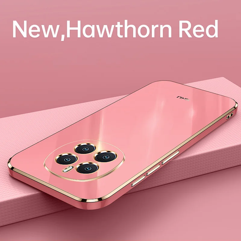 Funda de teléfono chapada de lujo para Honor Magic3 Pro 4 Lite 5G 5 Ultimate 6 7, funda suave de silicona a prueba de golpes, funda trasera