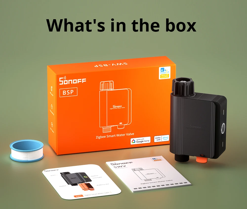 1–2 Stück SONOFF SWV-BSP Zigbee3.0 intelligentes Wasserventil, IP55, automatisches Bewässerungssystem, geeignet für Großbritannien, Europa oder die meisten Länder – Detail 17