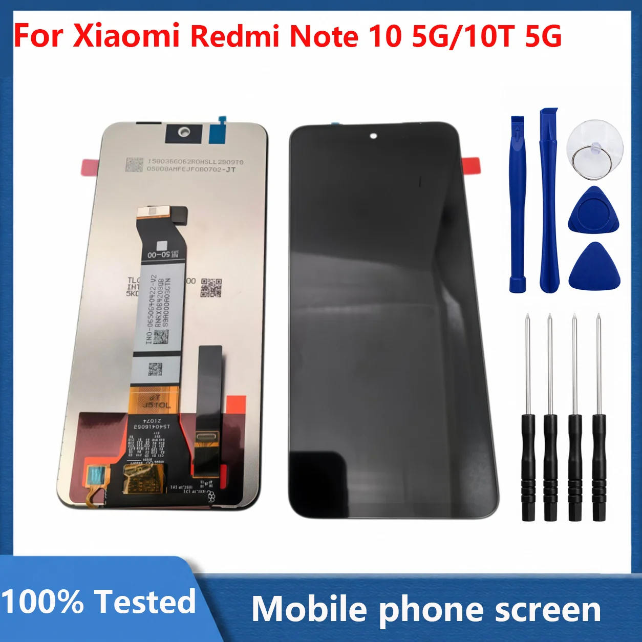 For Xiaomi Redmi Note 10 5G LCD Display Touch Screen Digitizer Assembly M2103K19G M2103K19C LCD Screen Replacement Repair Parts