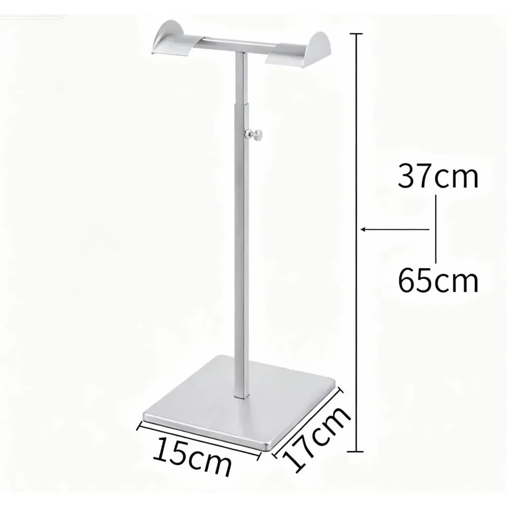 1pcs Double Head Stainless Steel Handbag Display Stand Bag Holder For Shop Window