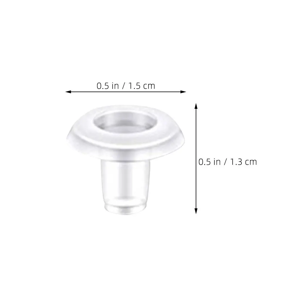 50 pezzi accessori per tende per finestre trasparenti tappi per pulsanti per scaletta con binario inferiore in plastica per ombra a rullo per ufficio domestico