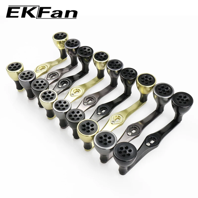 EKFan 105/120/130MM Baitcasting-Angelrollengriff für A/S/D 7*4/8*5mm Loch Aluminiumlegierung Trommelrollengriff Köderrollengriff – Detail 5