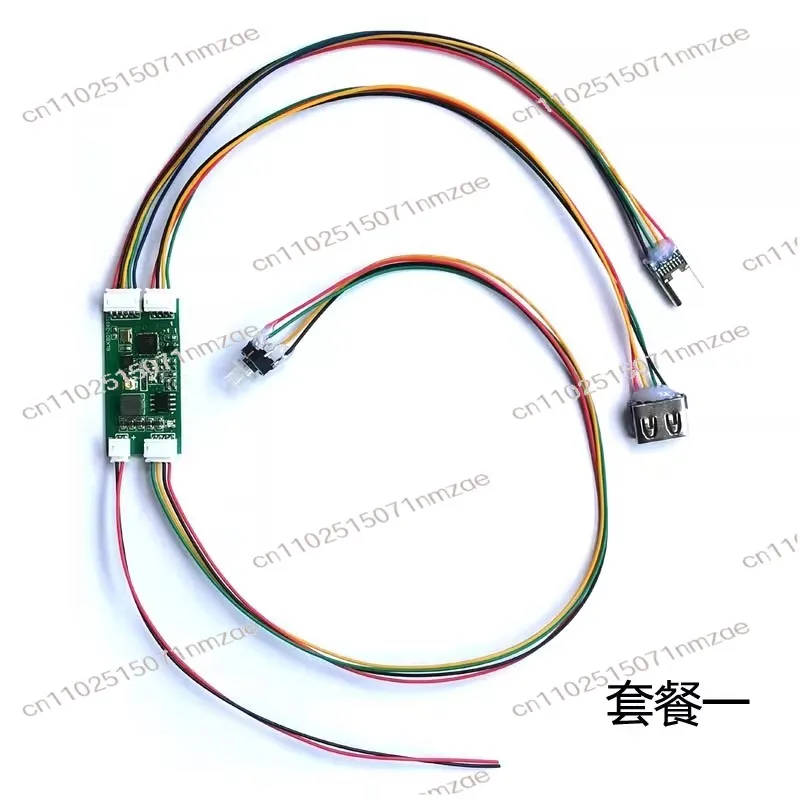 Wired Mechanical Keyboard to Wireless Adapter, Bluetooth/2.4G/USB Tri-Mode DIY Module with Multi-Device Switching