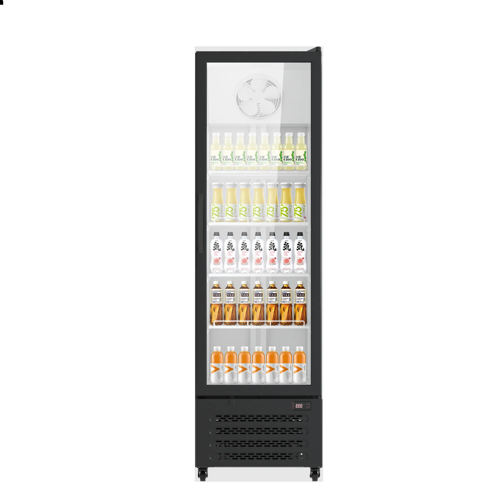 

Cabinet Commercial Single and Double Door Vertical Beverage Refrigerated Display Cabinet Convenience Store Supermarket Freezer