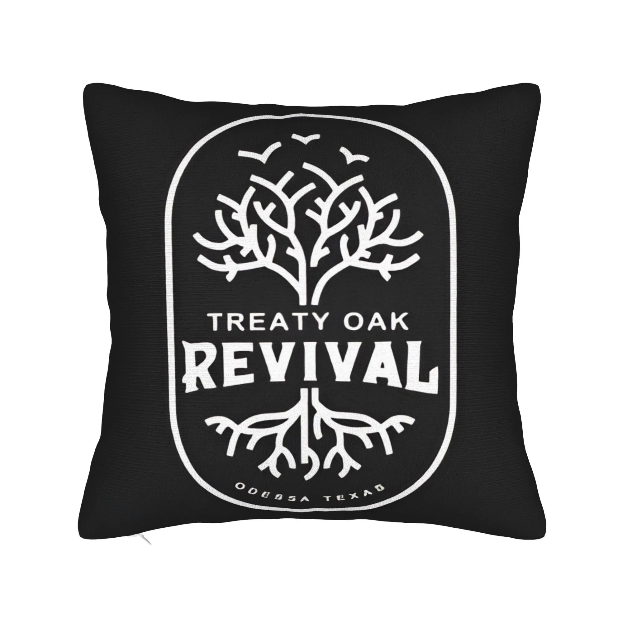 Country Music Band Treaty Oak Revival Pillow Case  Soft Pillow Cover For Sofa Bedroom Home Decor Morden Pillowcases