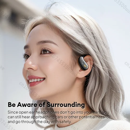 Imagen 2 del producto Monster Open Ear AC360 Auriculares de conducción de aire Bluetooth 5.4 Ture Auriculares inalámbricos 360 ° Auriculares deportivos inalámbricos estéreo OWS
