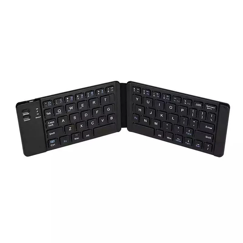 

Wireless Folding Bluetooth-compatible Keyboard Light and Handy Bluetooth-compatible Folding Keyboard Foldable Wireless Keypad