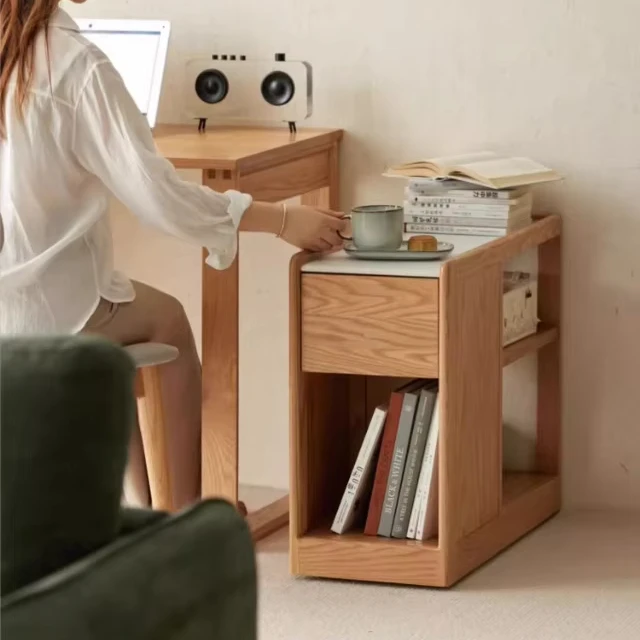 

#Bookcase Modern Minimalist Open Bookshelf With Storage Drawer Living Room Study