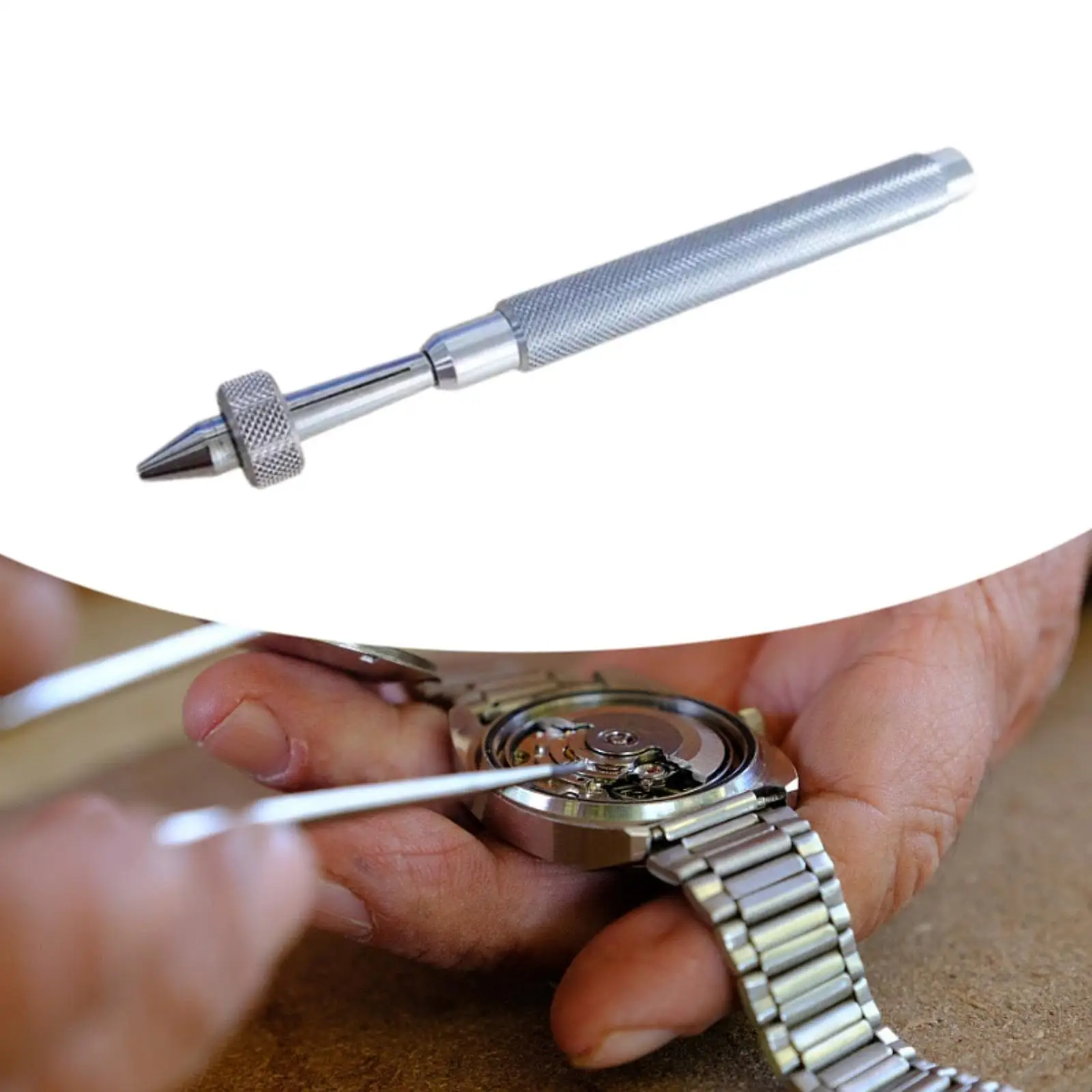 

Инструмент для ремонта часов с отверстием, универсальный портативный захват пружины с 4 когтями