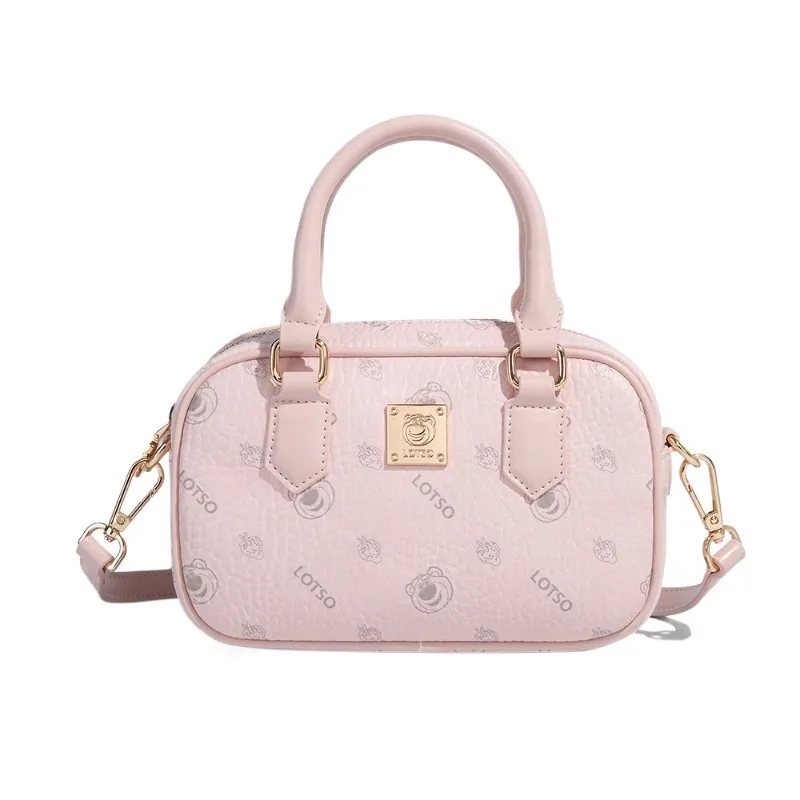 

Disney Lotso Luxury Handbag for Women Cute Print Pattern Crossbody Shoulder Purse