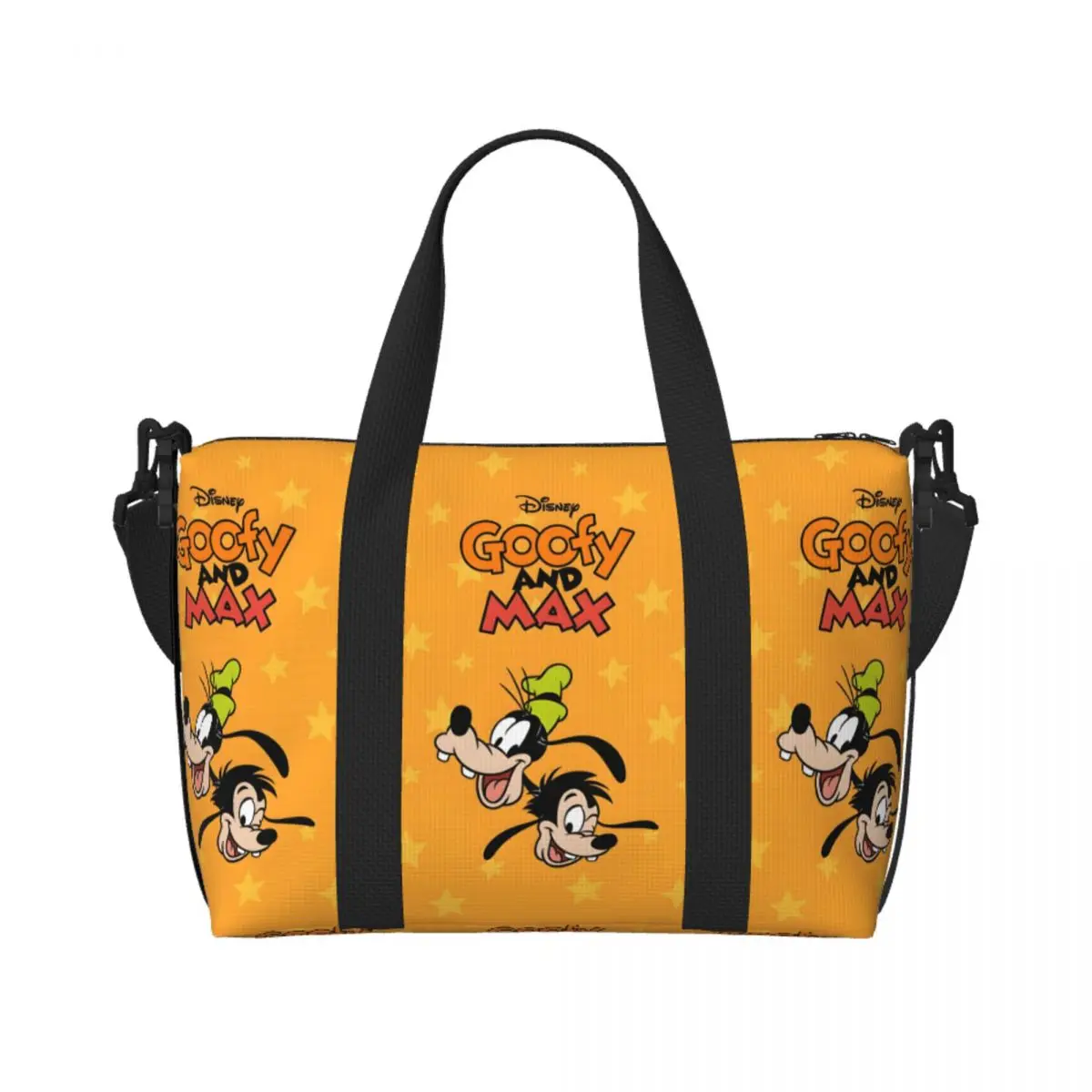 

Пляжная большая сумка Goofy на заказ для женщин, модная мультяшная милая анимационная сумка с большим отделением для спортзала, пляжные дорожные сумки