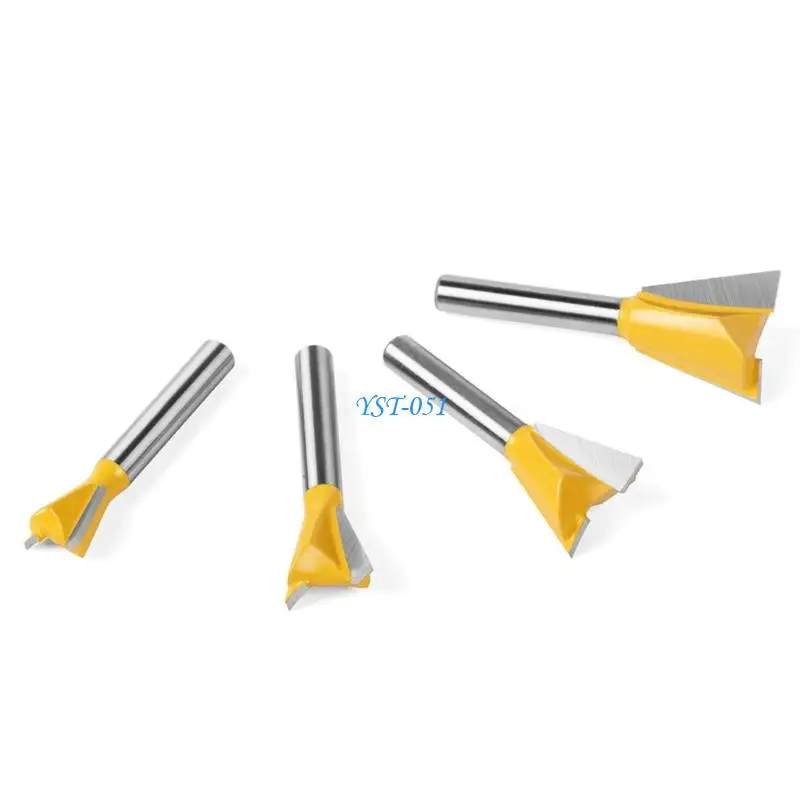 

E15A Portable Dovetail Joint Router Bit 14 Degree Woodworking Engraving Bit Milling Cutter For Wood Crafting Accessories