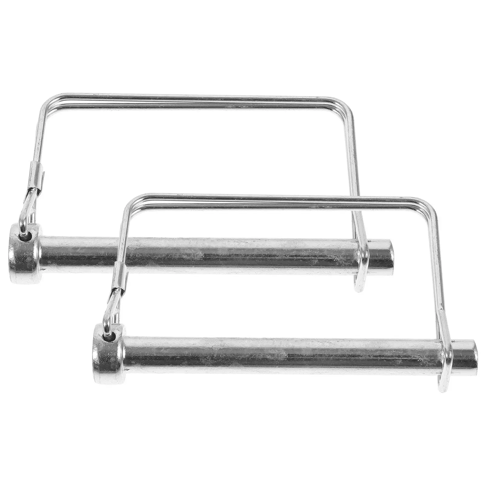 

2Pcs Safety Locking Coupler Pins Heavy Duty Trailer Hitch Pins Secure Trailer Latches Zinc Alloy Tow Pin Locking Coupler Pin