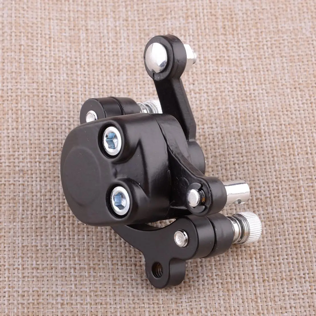 Nova pinça de freio traseiro esquerdo preto para motocicleta e kit de cabo adequado para motovox mbx10 mbx11 79cc mini bicicleta