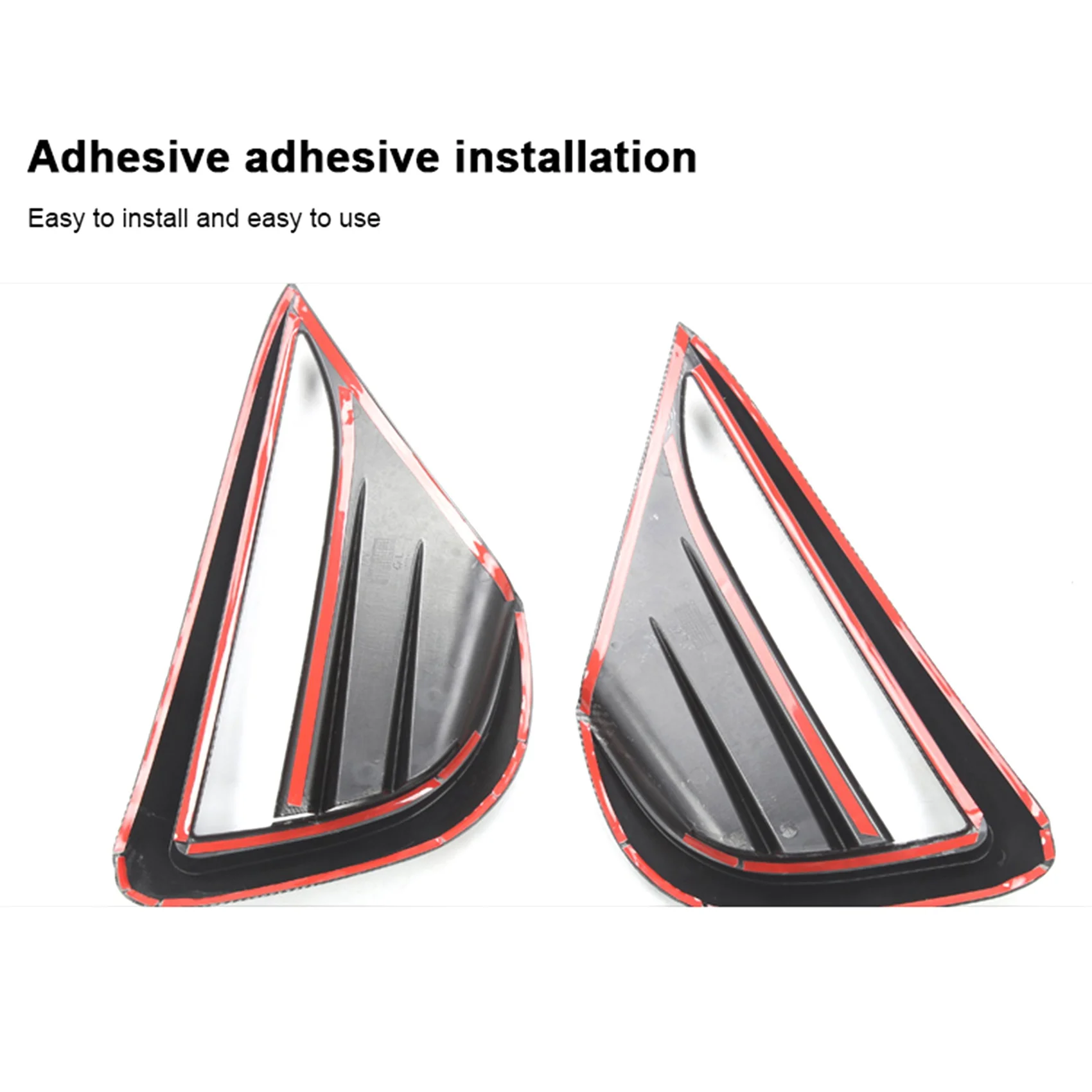 

Car Fog Light Hoods Eyebrow Eye Wind Knife Cover Fog Lamp Cover Spoiler For Tesla Model Y 2021-2022