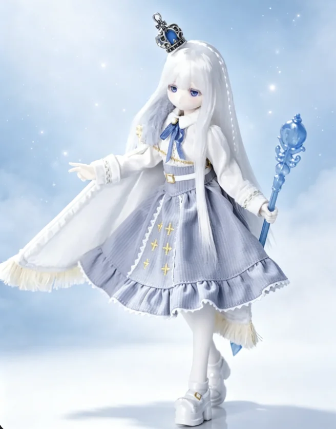 Cute 1/6 Articulated BJD Doll Blind Box Time Rift & Music Box Series Desktop Ornament Collectible Surprise Gift