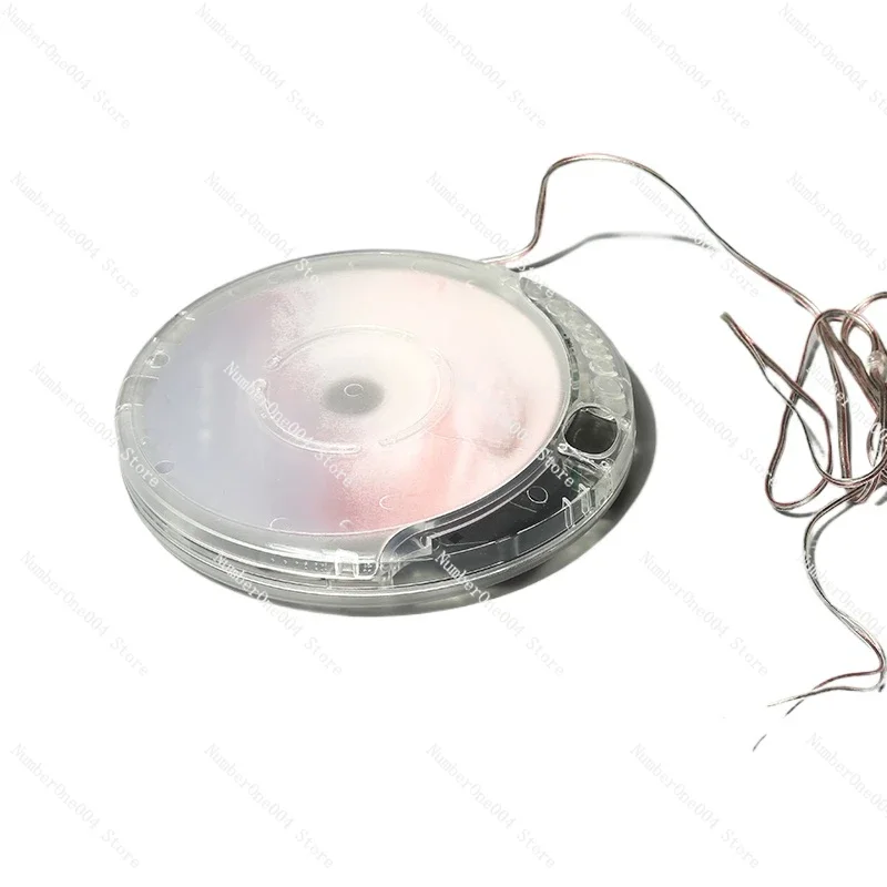 Fully transparent CD player Walkman player Portable new with earphones usb cable