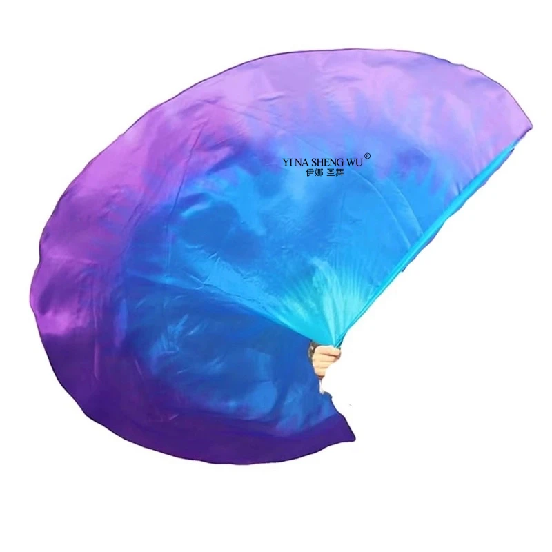 Lenço de dança do ventre véu de seda xale para mulheres seda real 200x114cm prática profissional desempenho adereços lenço de quadril bandeira da igreja