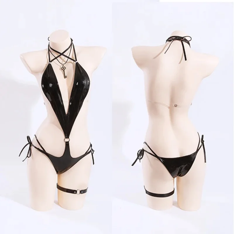 Disfraz de Anime NIKKE Maiden, disfraz de doncella, traje de baño de verano, traje de cuero, disfraces de Halloween para mujer