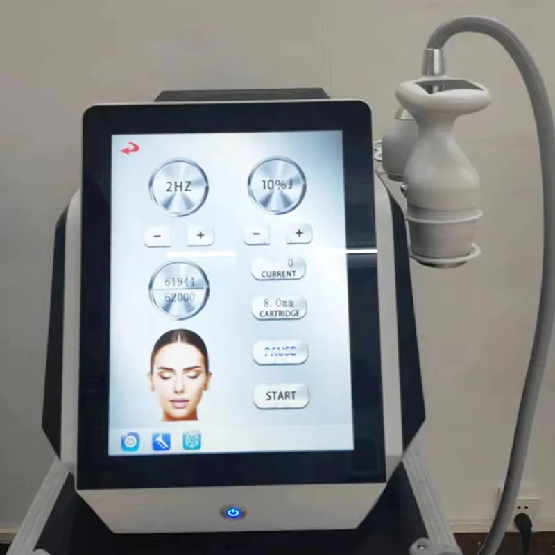 

Nieuwe Technolog Pijnloos Ijs Ultrasound 62000 Shots Vmax Smas Lift Skintightening En Rimpel Verwijderen Machine