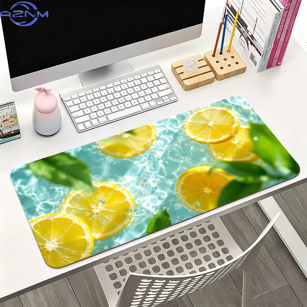 Lemon Summer vibes Mouse Pad For Office Gaming And Keyboards Non-Slip Large Waterproof