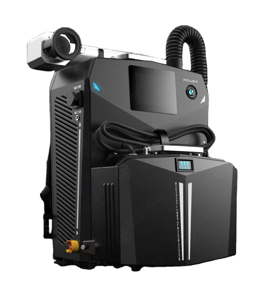 Backpack Pulse Cleaner Machine for Metal Wood Paint Rust & Stone Removal Condition New and Battery Operated