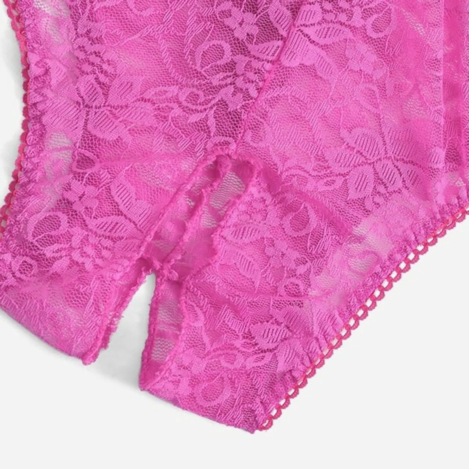 Calcinha Sexy Virilha Aberta para Mulheres, G-String Crotchless, Cintura Baixa, Tangas De Renda, Cuecas Respiráveis, Roupa Interior Breve