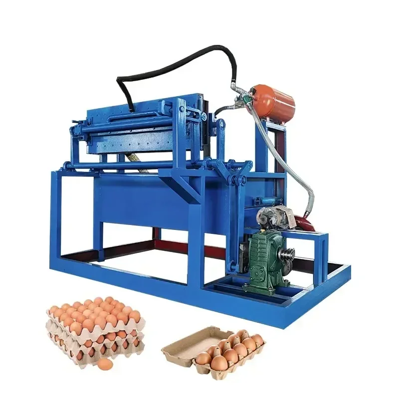 2000 Pcs/hr Waste Paper Pulp Egg Trays Molding Making Cheapest Price High Capacity Pulp Egg Tray Making Moulding Machine