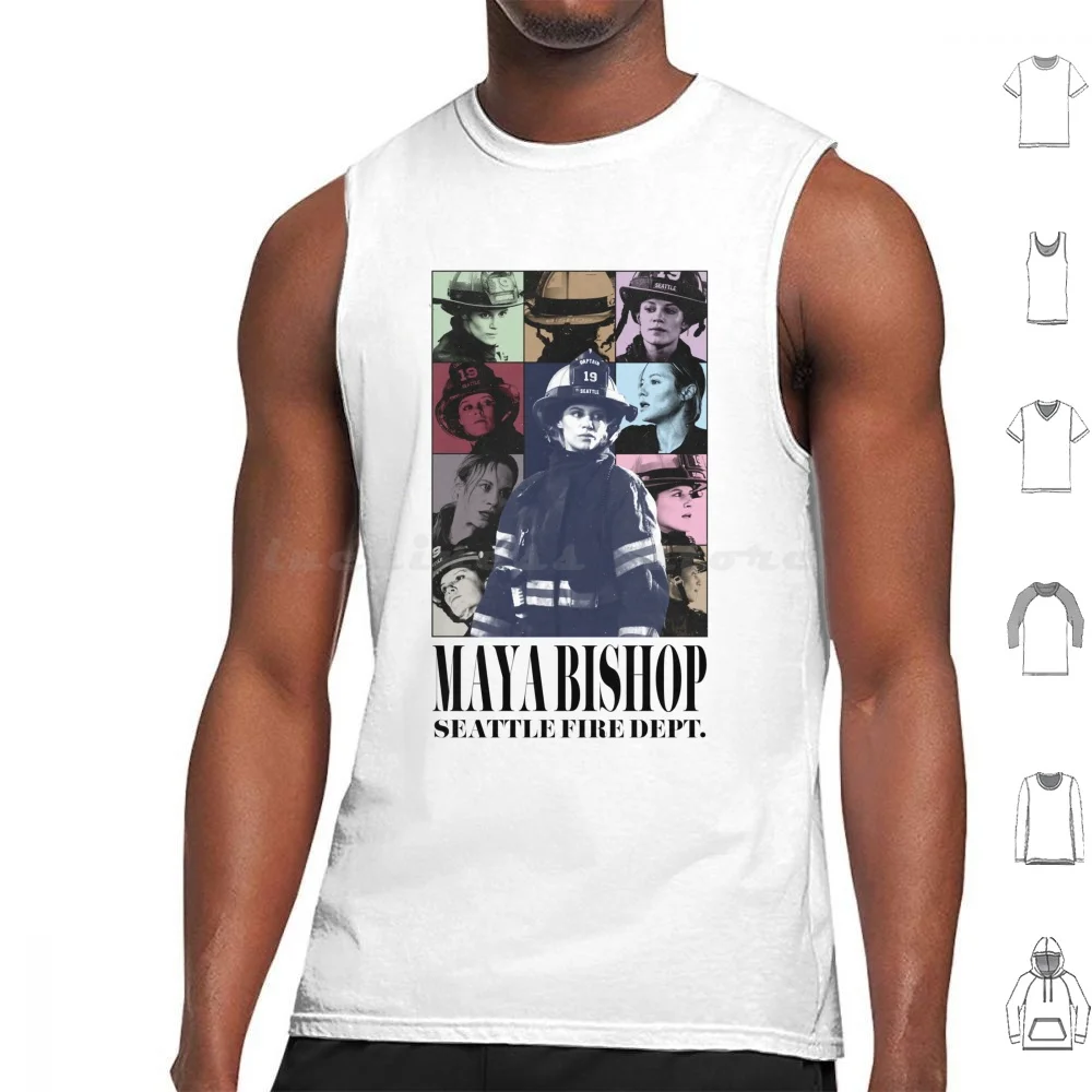 Maya Bishop | The Eras Tour Tank Tops Vest Sleeveless Andy Herrera Station 19 Marina Jaina Lee Ortiz Firefighter Maya Bishop