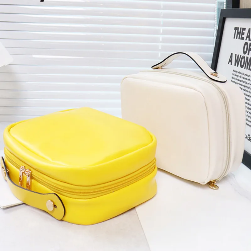 Makeup bag for women, fashionable, high-end, portable, large capacity, portable, portable, travel cosmetics storage bag