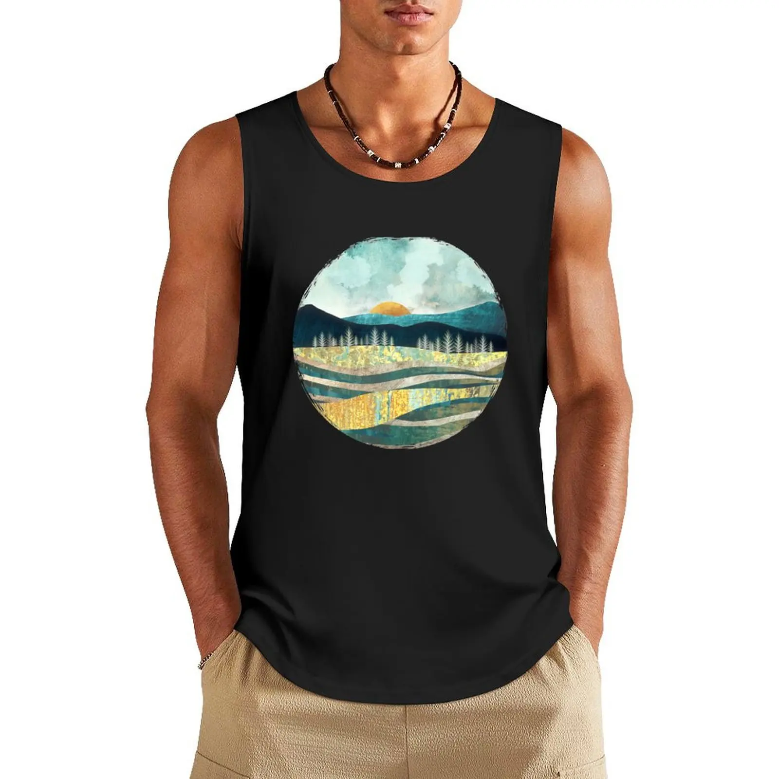 

Late Summer Tank Top sleeveless shirt man gym new in tops & t-shirt