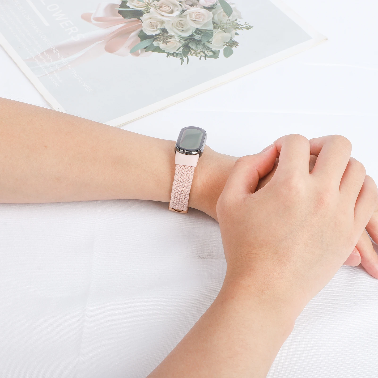 Magnetisches Geflechtarmband für Xiaomi Mi Band 10 Zubehör Atmungsaktives Nylon-Armband Pulseira Correas Xiaomi Mi Band 9 8 2026 – Detail 9