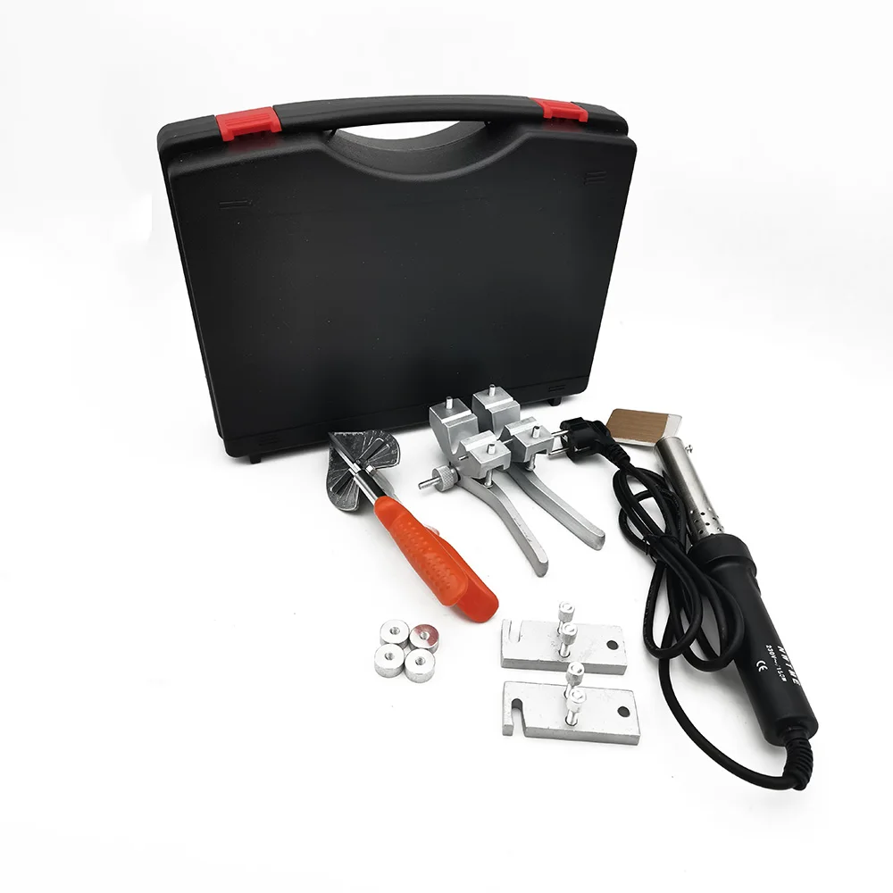 110V/220V PU Round Belt Butt Welding Kit Welder Machine & Scissor & Clamp with Carry Box with Temp Adjustable