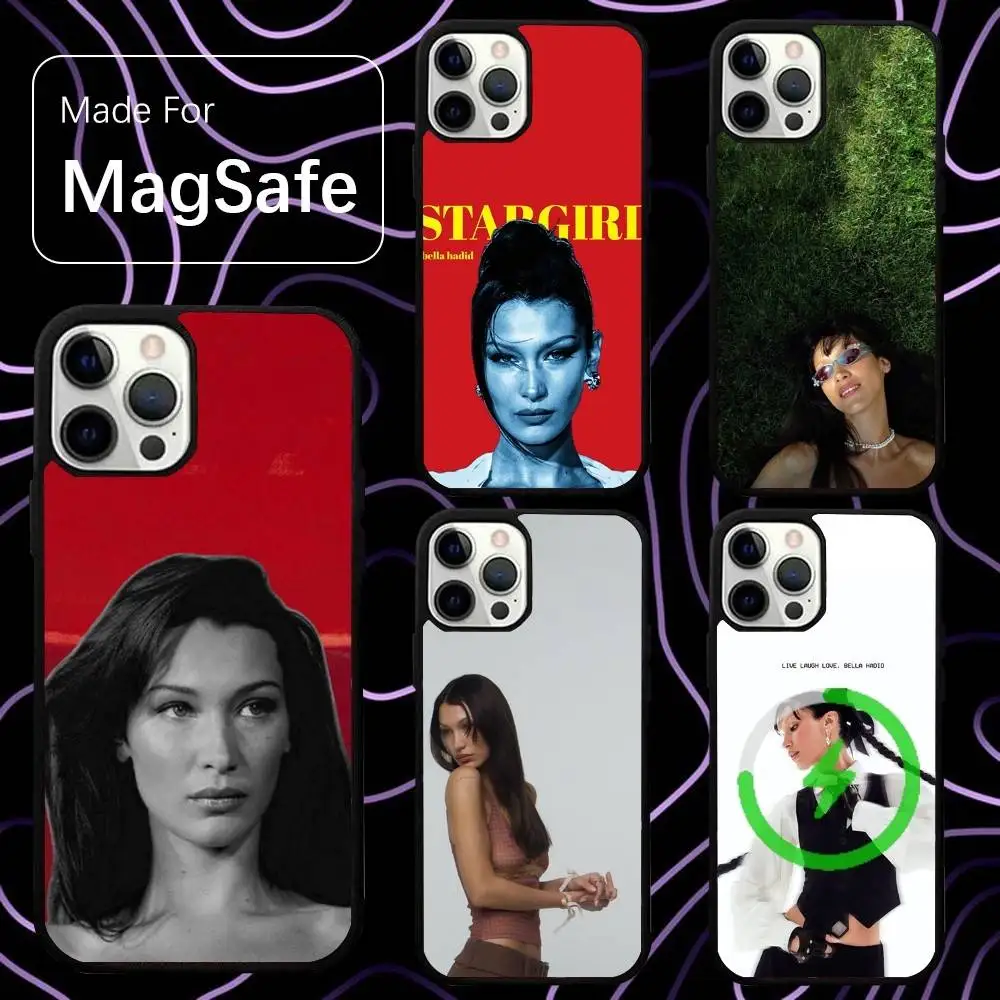 

Bella Hadid MODEL Fashion Phone Case For iPhone 16,15,14,13,12,11,Pro,Max,Plus,Mini,SE New Magsafe Magnetic Wireless Charging