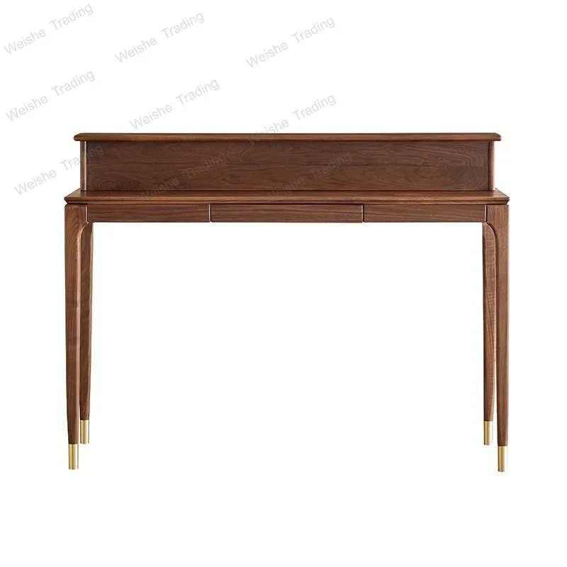 

Black walnut offering table New Chinese solid wood entrance table Living room Buddhist hall God of Wealth offering table