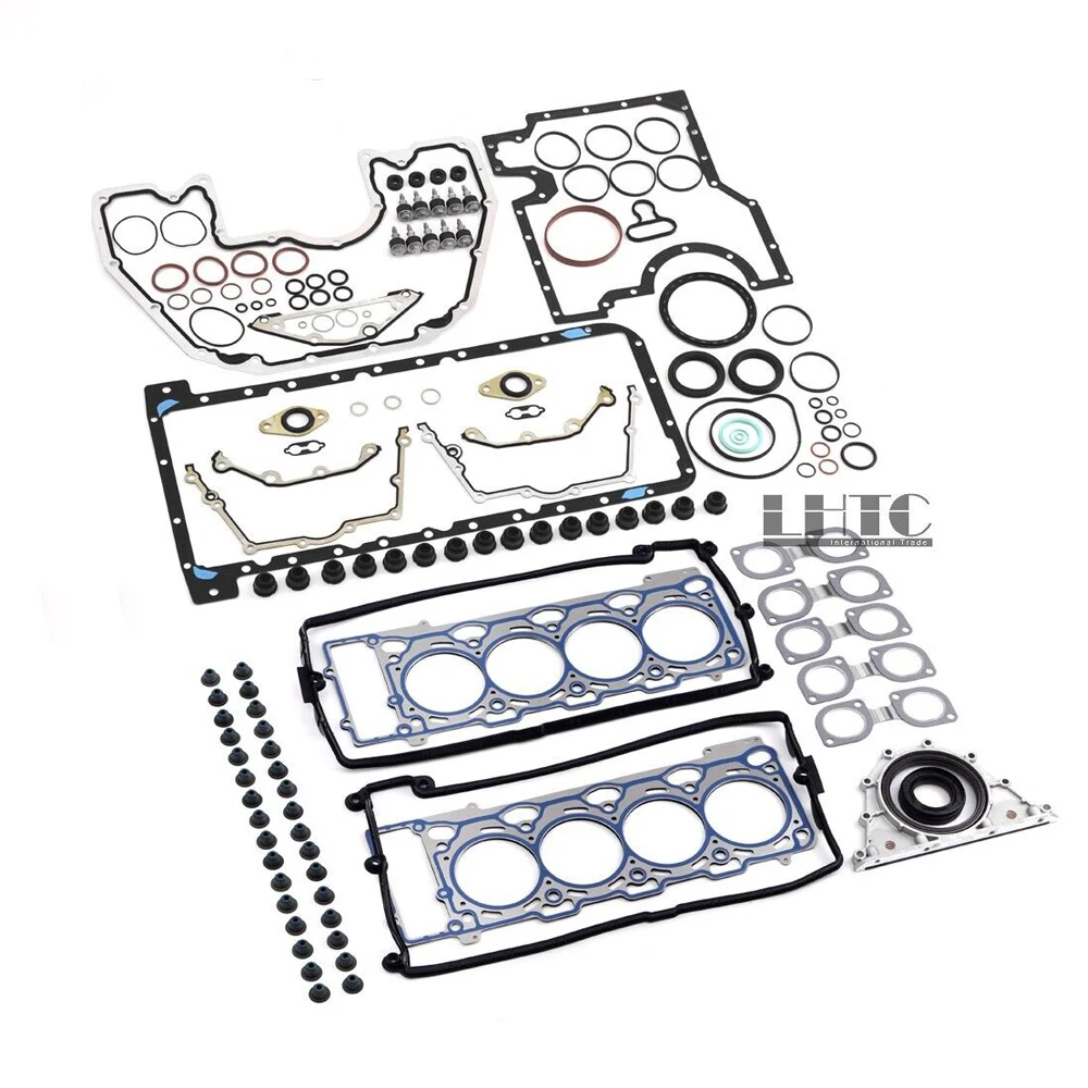 1set N62B44 Engine Rebuild Overhaul Gaskets Kit For BMW 545i 645Ci X5 E53 E60 E63 E65 4.4L V8 Car Accessories