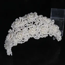 Bridal Headwear Handmade Pearl Headband Wedding Dress Wedding Dress Styling Hair Accessories