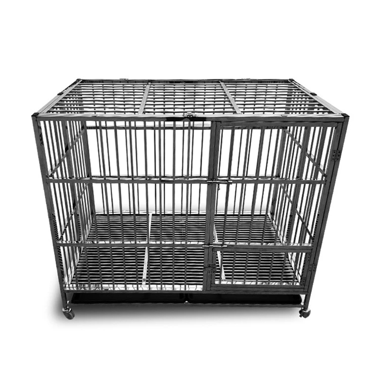 

Hot Sale Easy To Assemble Strong Metal Heavy Duty Dog Crate Cage Kennel Playpen For Large Dogs Cats