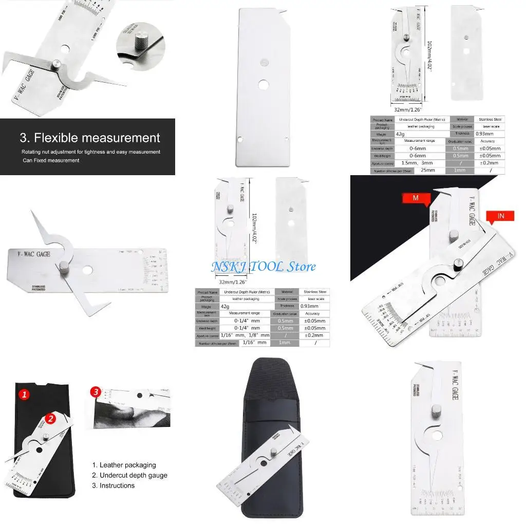 

L8RC High Depth Guage Height Gauge Weld Gage Biting for Router Table