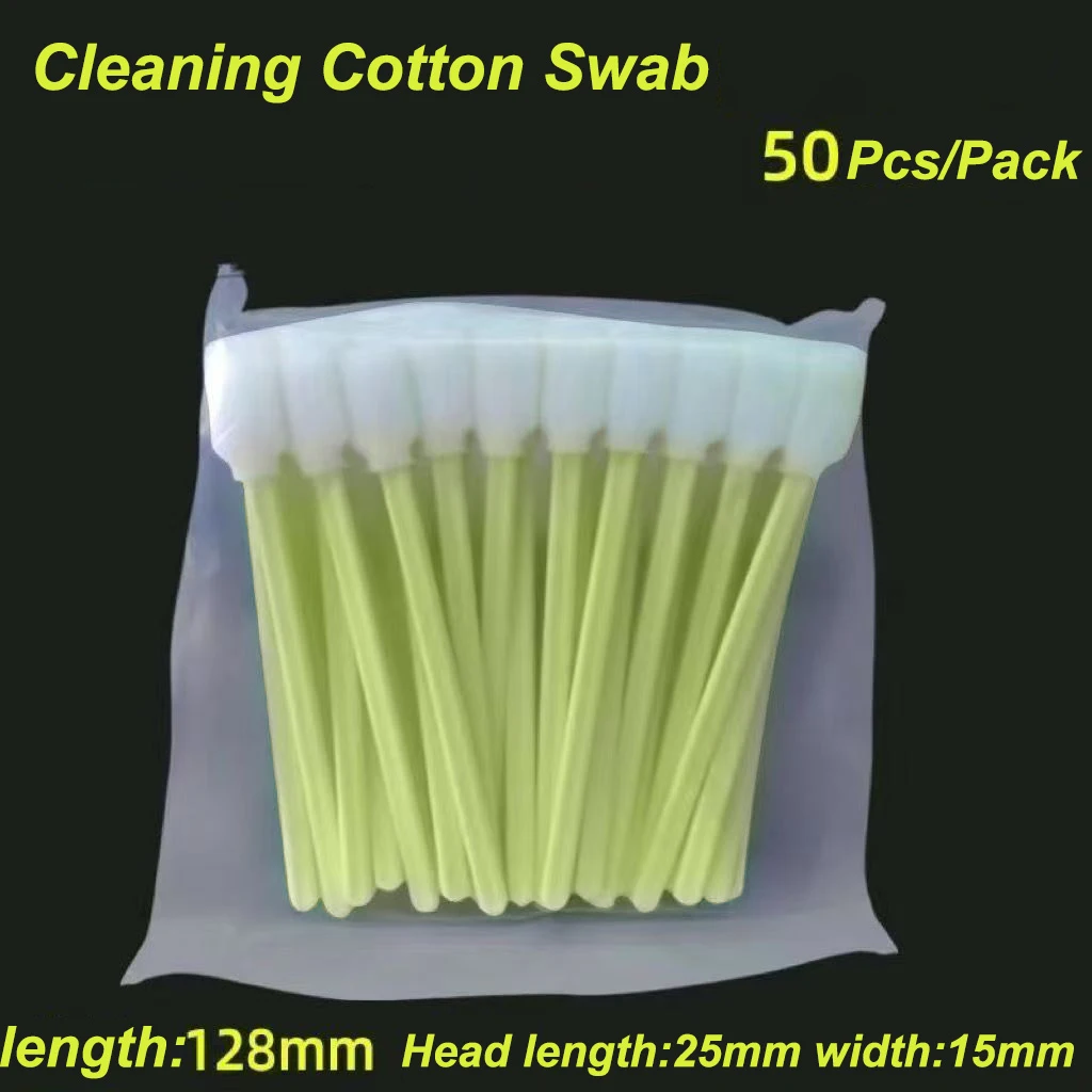 

50PCS Cleaning Tool 128mm/ 180mm For Epson Roland Mimaki Mutoh Printhead Cleaning Sponge Cleaning cotton swab