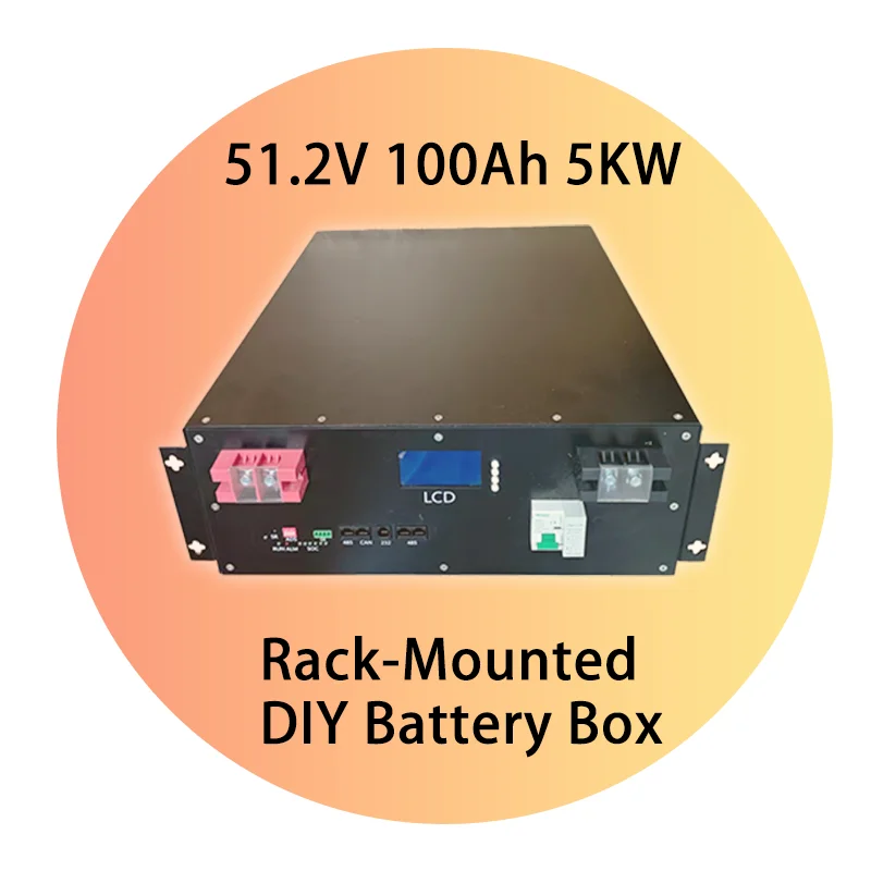 High Strength IP20 Rated Modular Rack Enclosure 5-Year Warranty Stackable Battery Cabinet for Data Center Applications