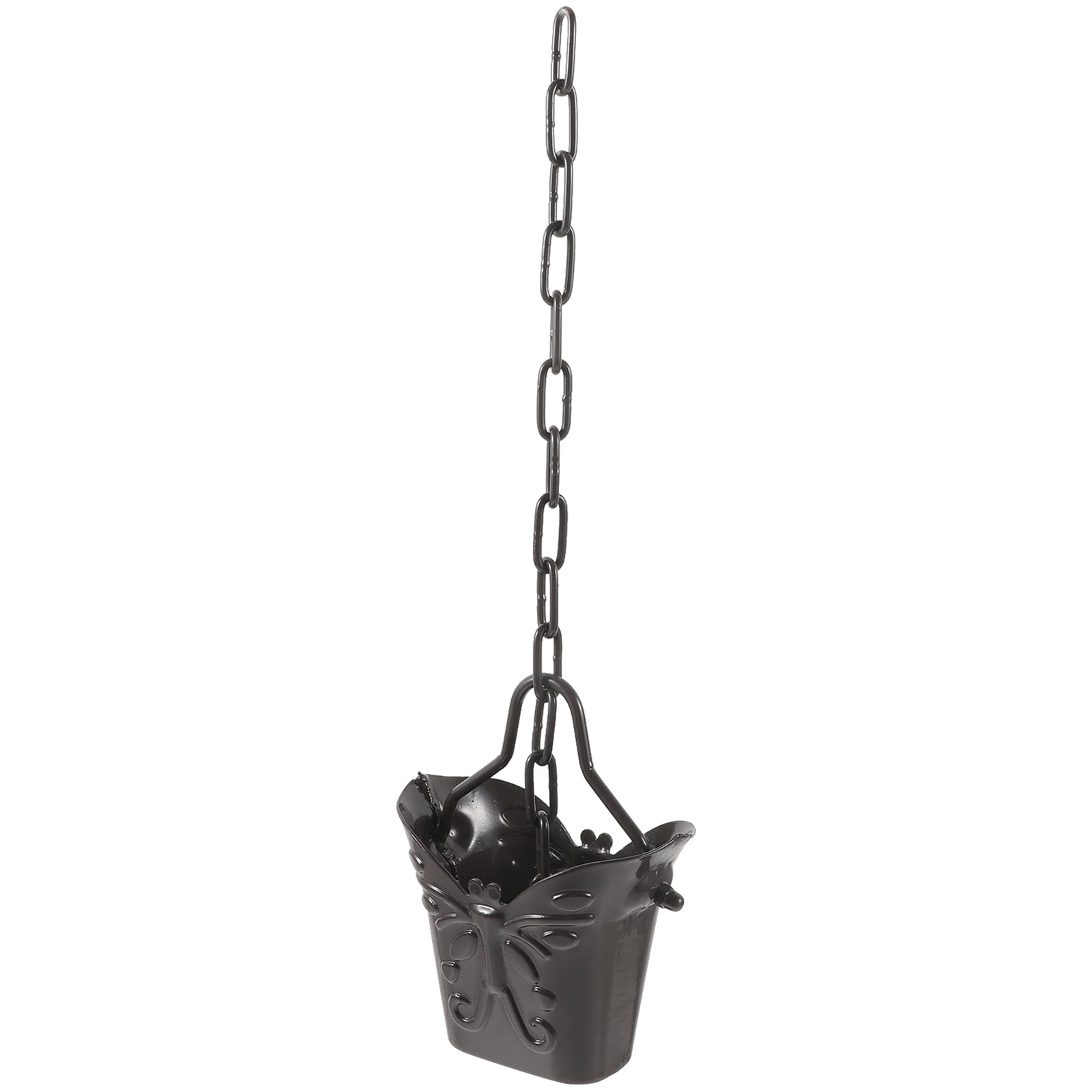 

Aluminum Alloy Rain Chain Large Cup Rainwater Catcher Gutter Downspout Extensions Decorative Garden Villa