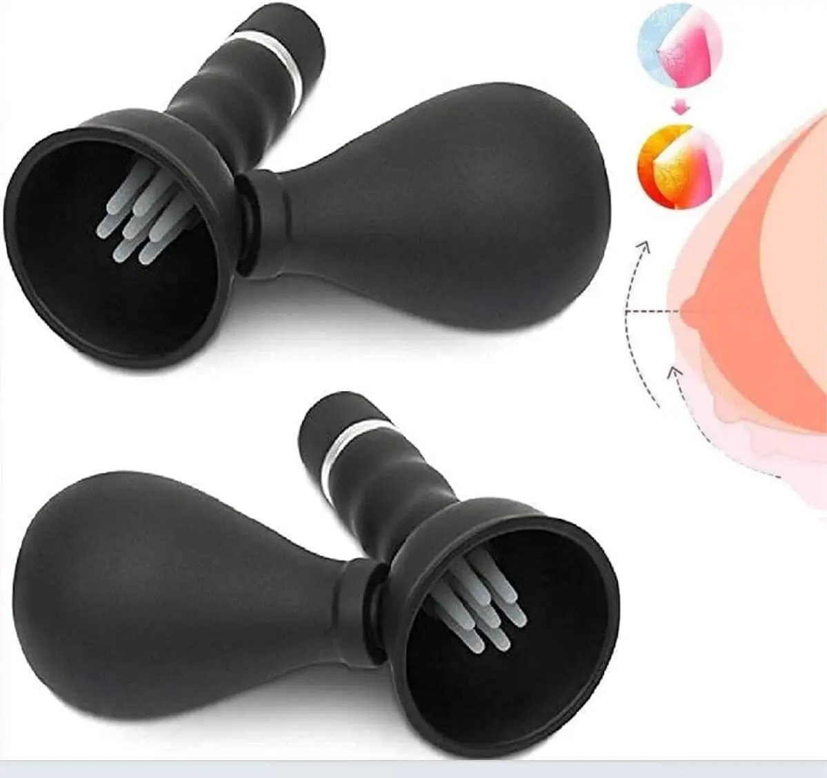 Silicone Inverted Nipple Suckers Nipple Corrector Sucking Cups, Flat And Shy Nipples For Women Breastfeeding